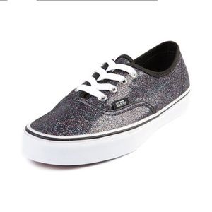 sparkle vans womens